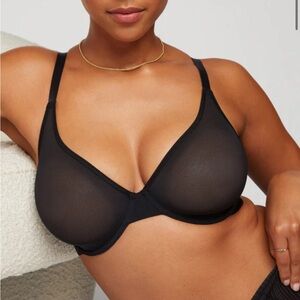 Negative sieve underwire demi bra